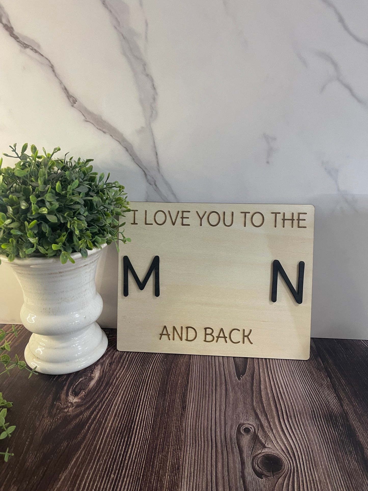 Handprint Signs: I Love You To The Moon and Back