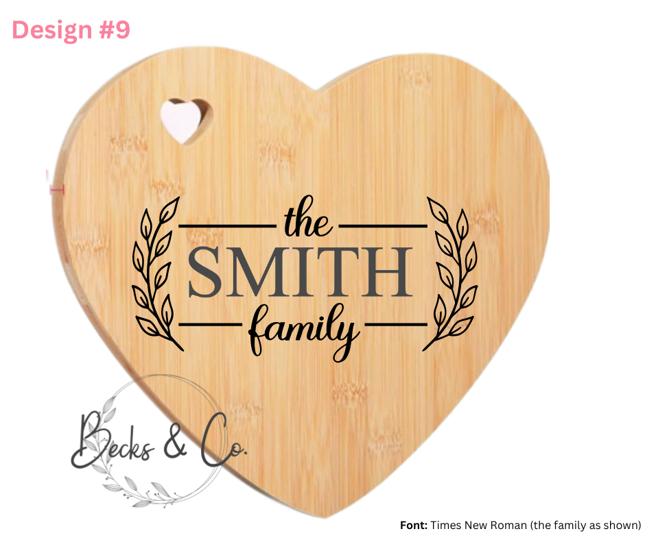 Charcuterie Board - Heart Shaped with Pink Utensils
