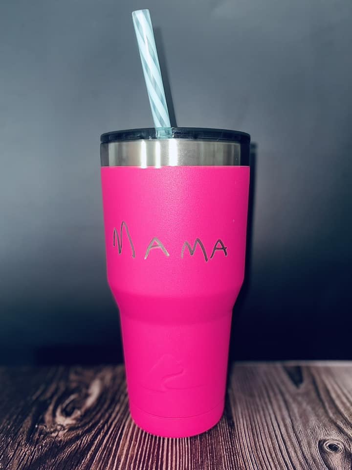Custom Hand Written Note OR Drawing Engraved Tumbler (upload your picture)