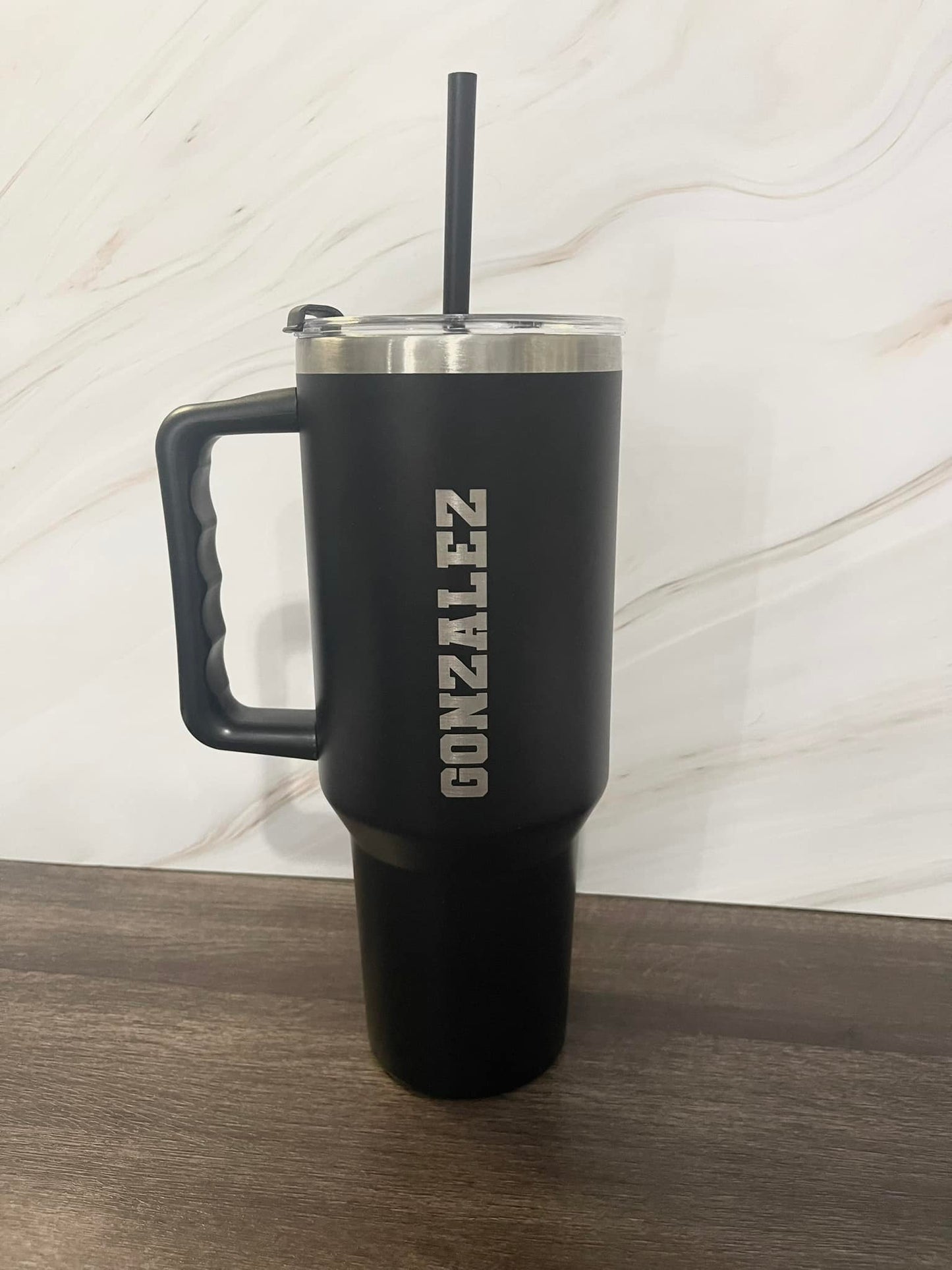 Denver Bronco Engraved Tumbler with name Customization