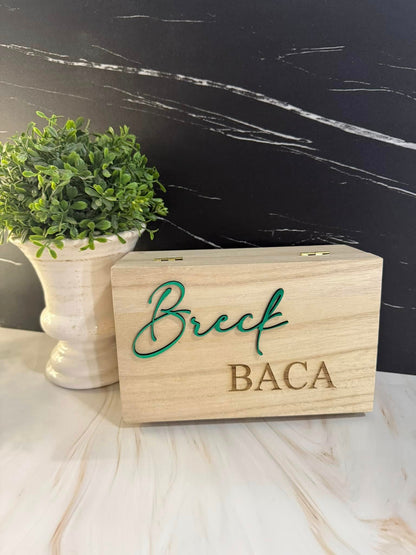 Wooden Keepsake Box