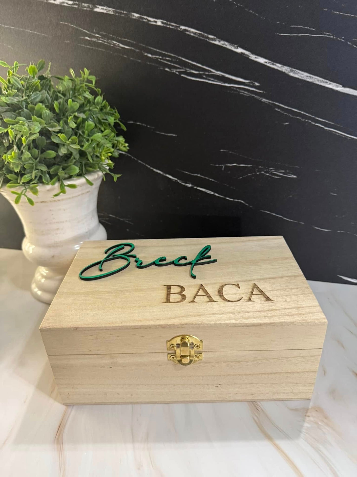 Wooden Keepsake Box
