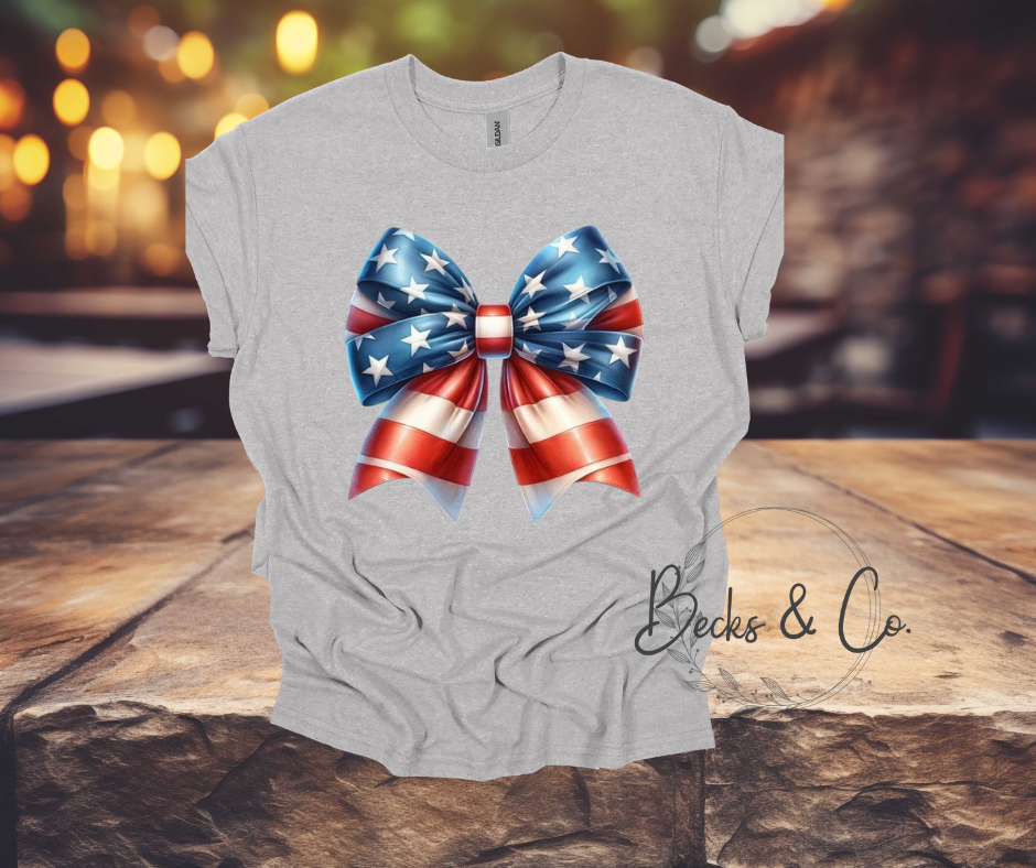 American Flag Bow