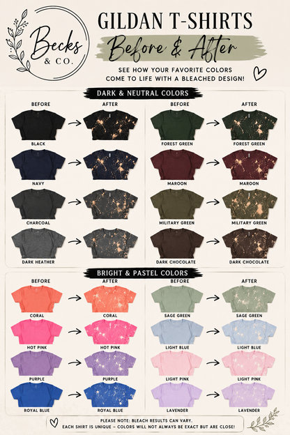 Mini Pumpkins Bleached T-shirt (Blank)