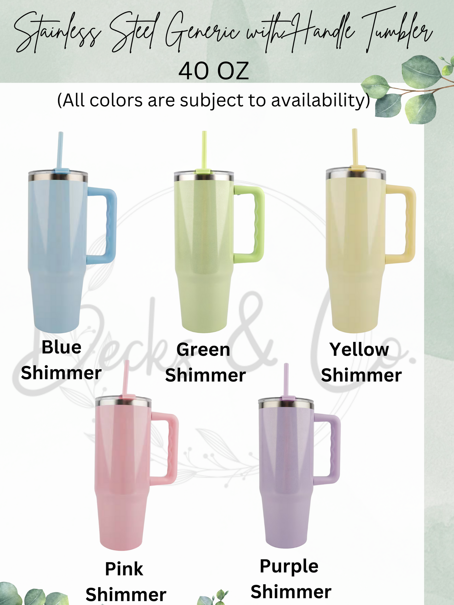 Custom Name Engraved Tumbler - Vertical