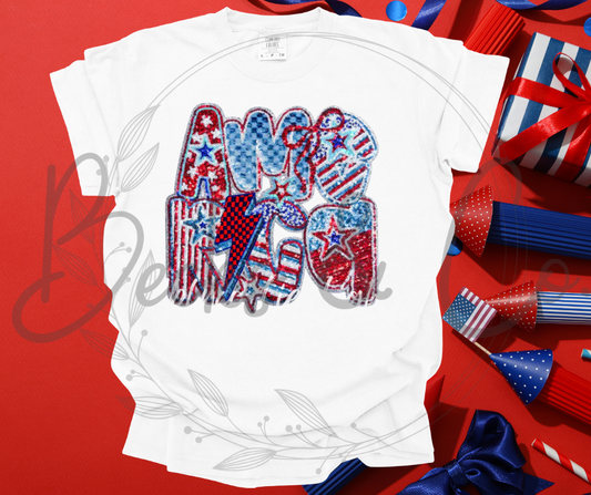 America - Large Sequin Design