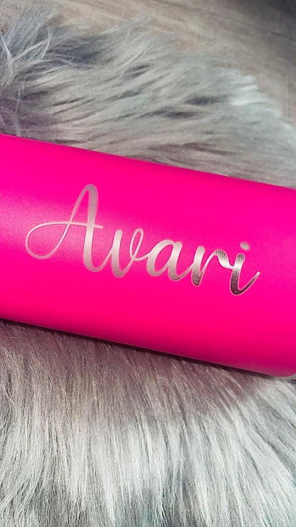 Custom Name Engraved Tumbler - Vertical