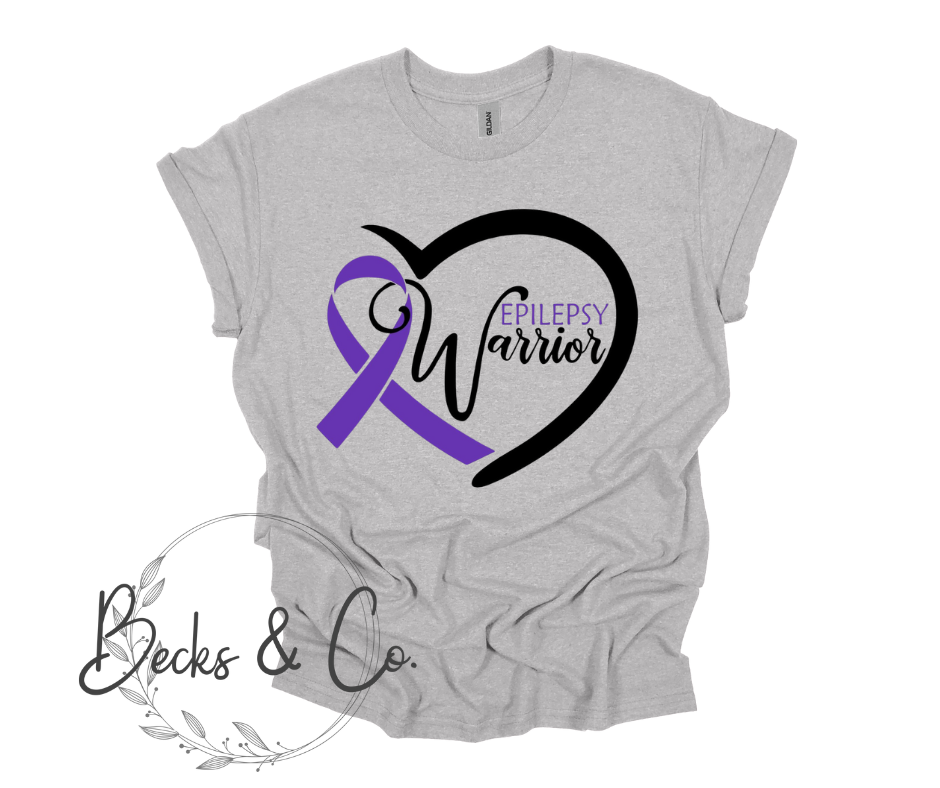 Epilepsy Awareness Heart