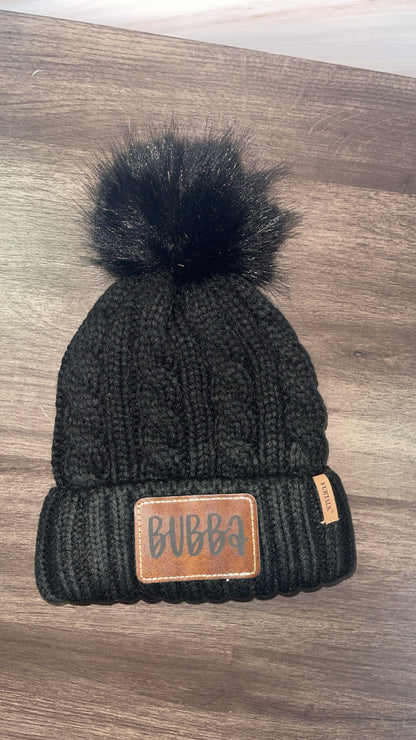 Fleece Lined Beanie with Removeable Pom