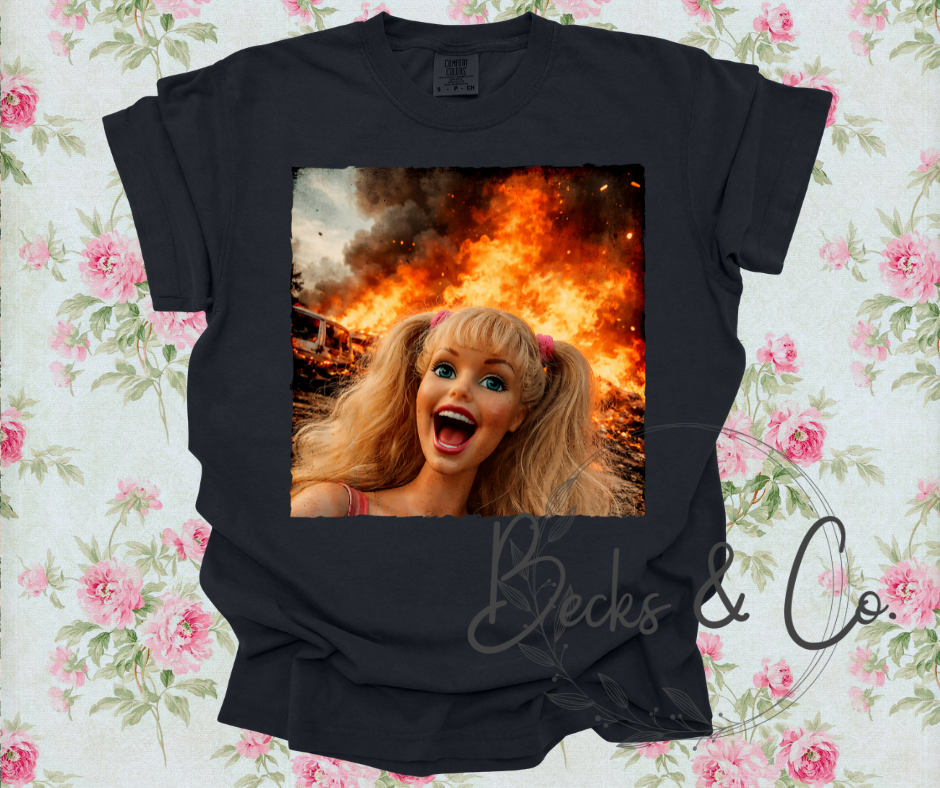 Live Laugh and Burn Barbie