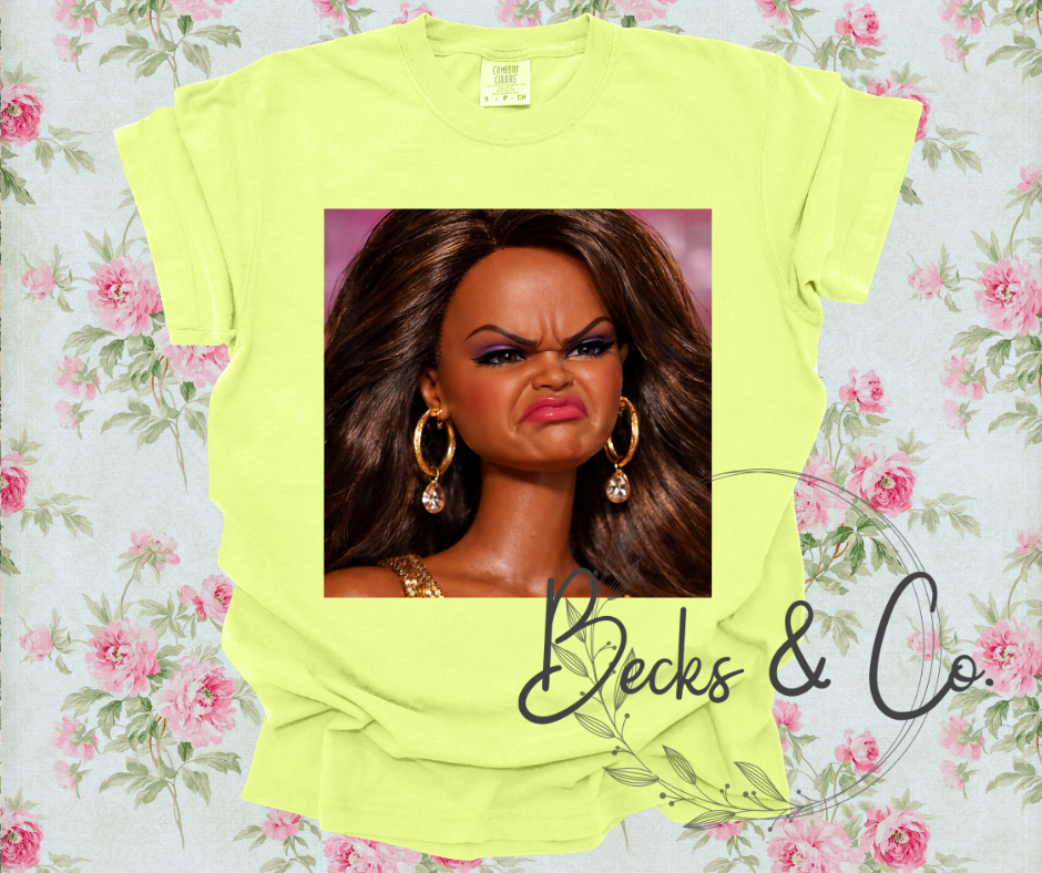 Mean Mugging Barbie