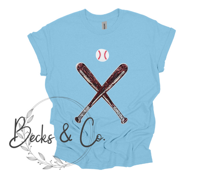 Baseball Bats Large Sequin Design