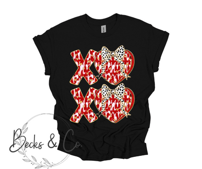 Red XOXO Valentines Day
