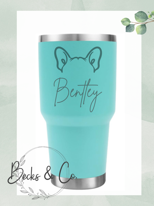 Custom Dog Ear Tumbler