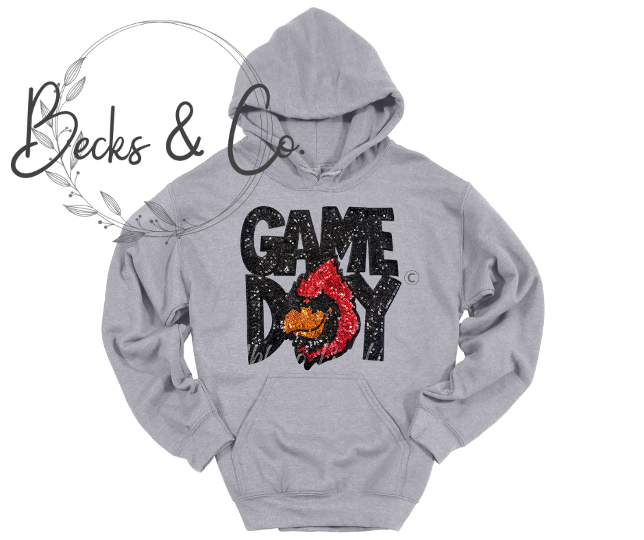 Cardinals Game Day - Large Sequin Design