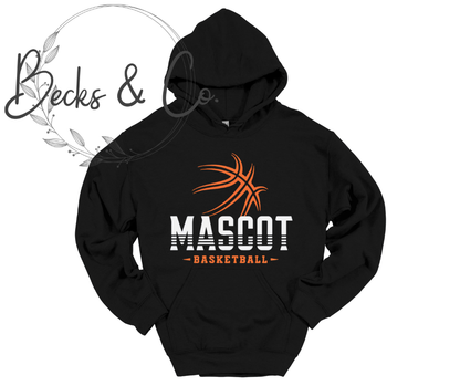 Basketball Lines with Custom Mascot
