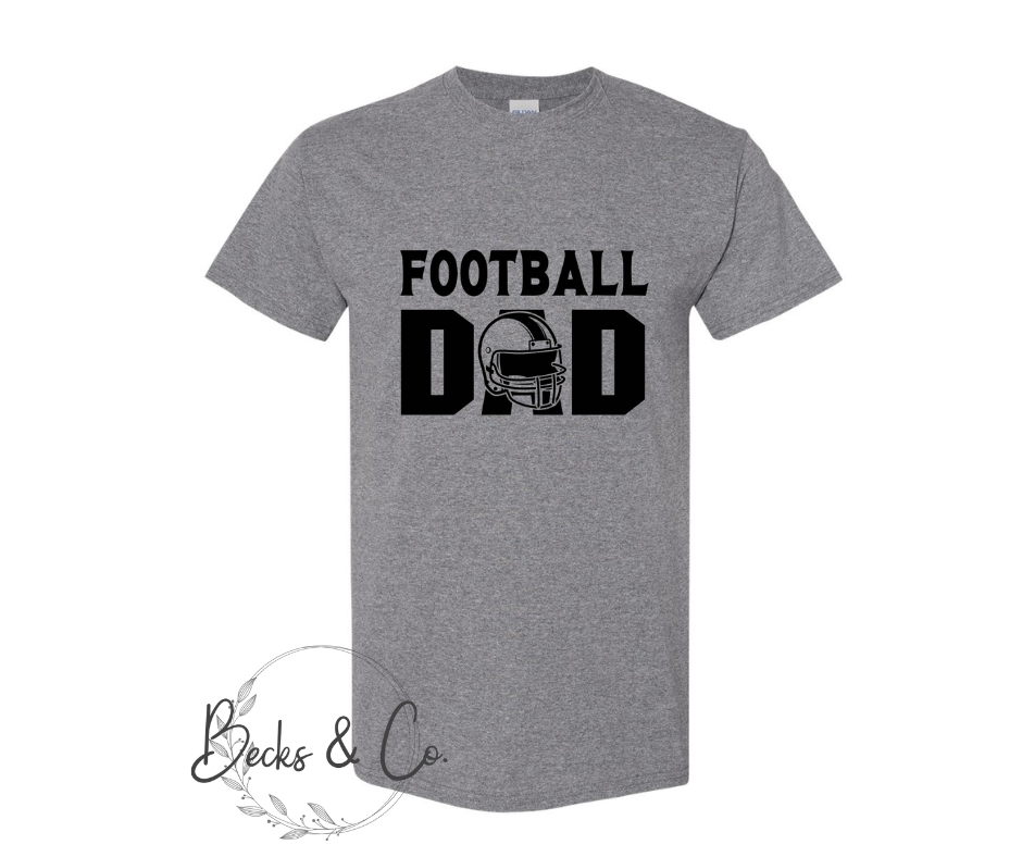 Football Dad T-shirt with Helmet