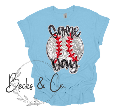Game Day - Baseball Large Sequin Design
