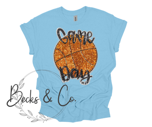Game Day - Basketball Large Sequin Design
