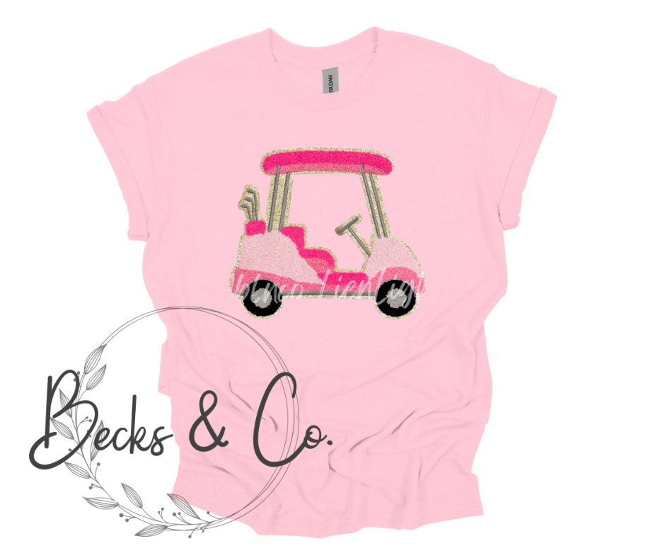 Golf Cart - Large Sequin Design