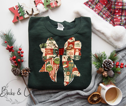 Classic Grinch Bow