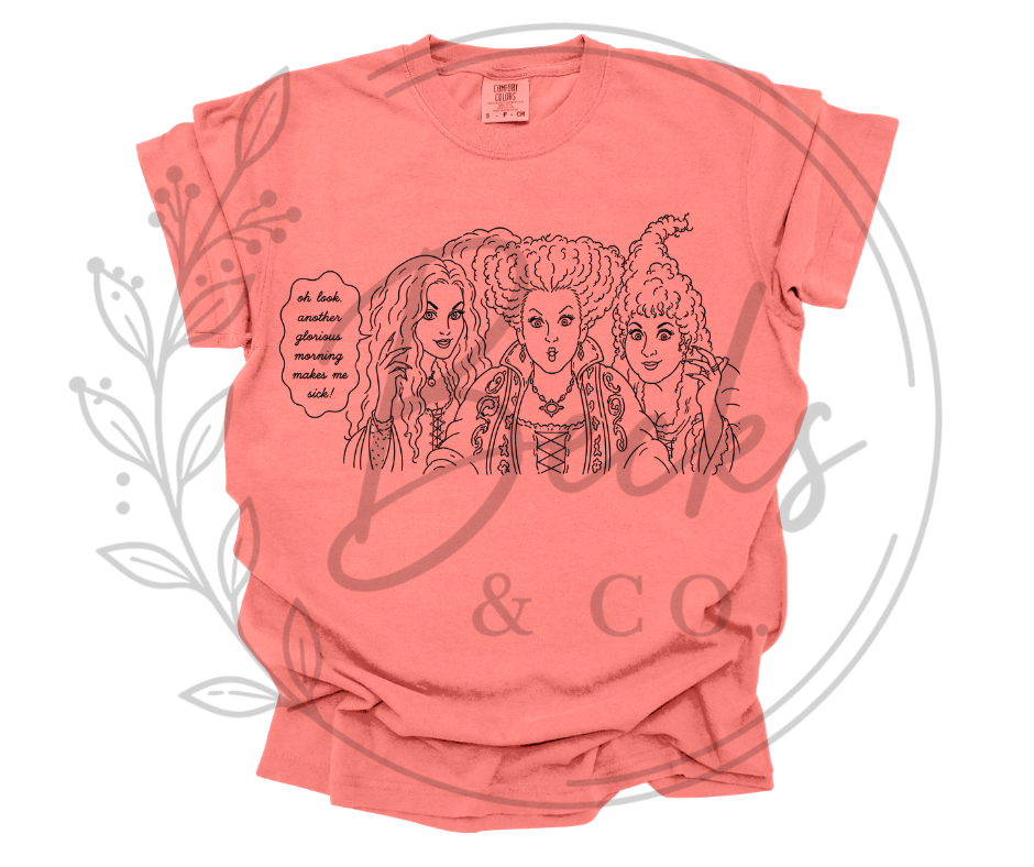 Makes Me Sick Hocus Pocus Sketch