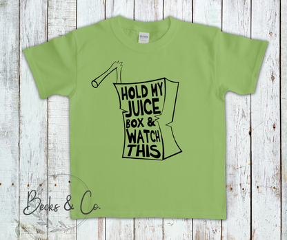 Hold My Juice Box T-shirt (Youth)
