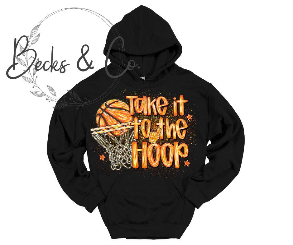 Take It To The Hoop Paint Splatter