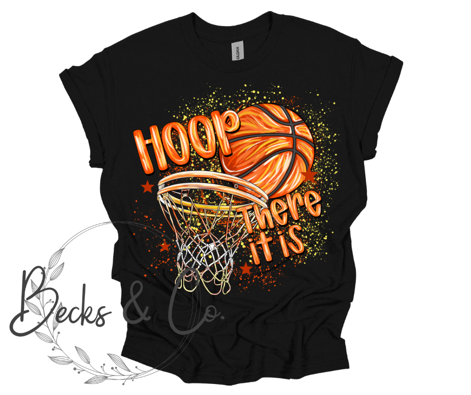 Hoop There It Is Paint Splatter
