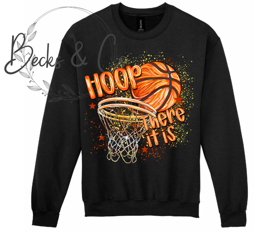 Hoop There It Is Paint Splatter