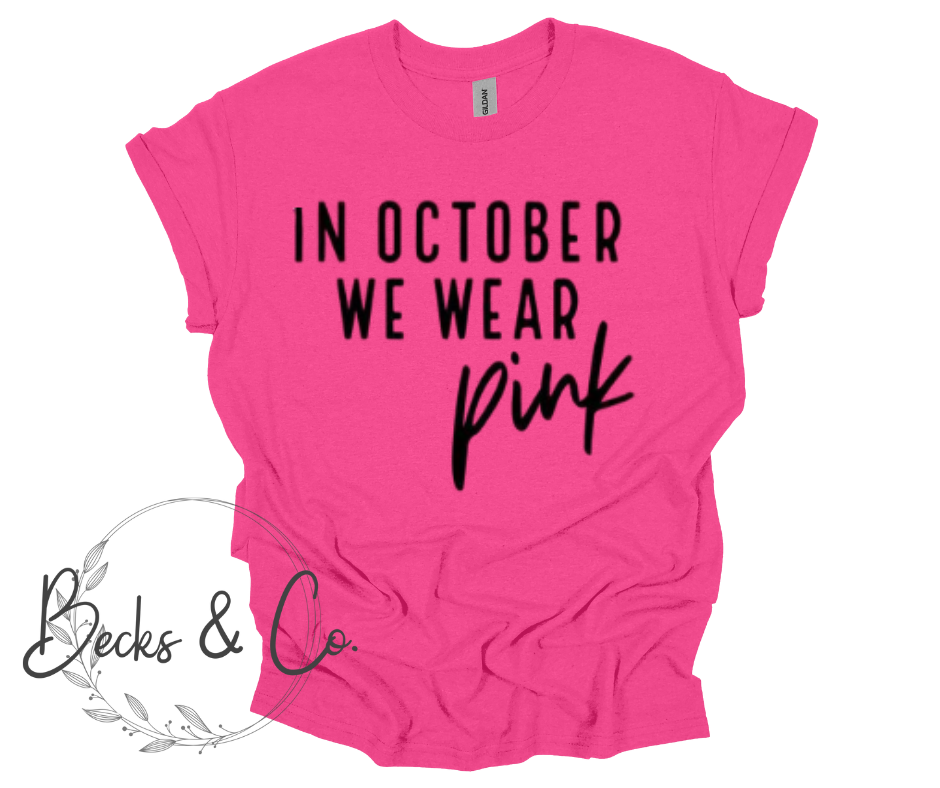 In October We Wear Pink