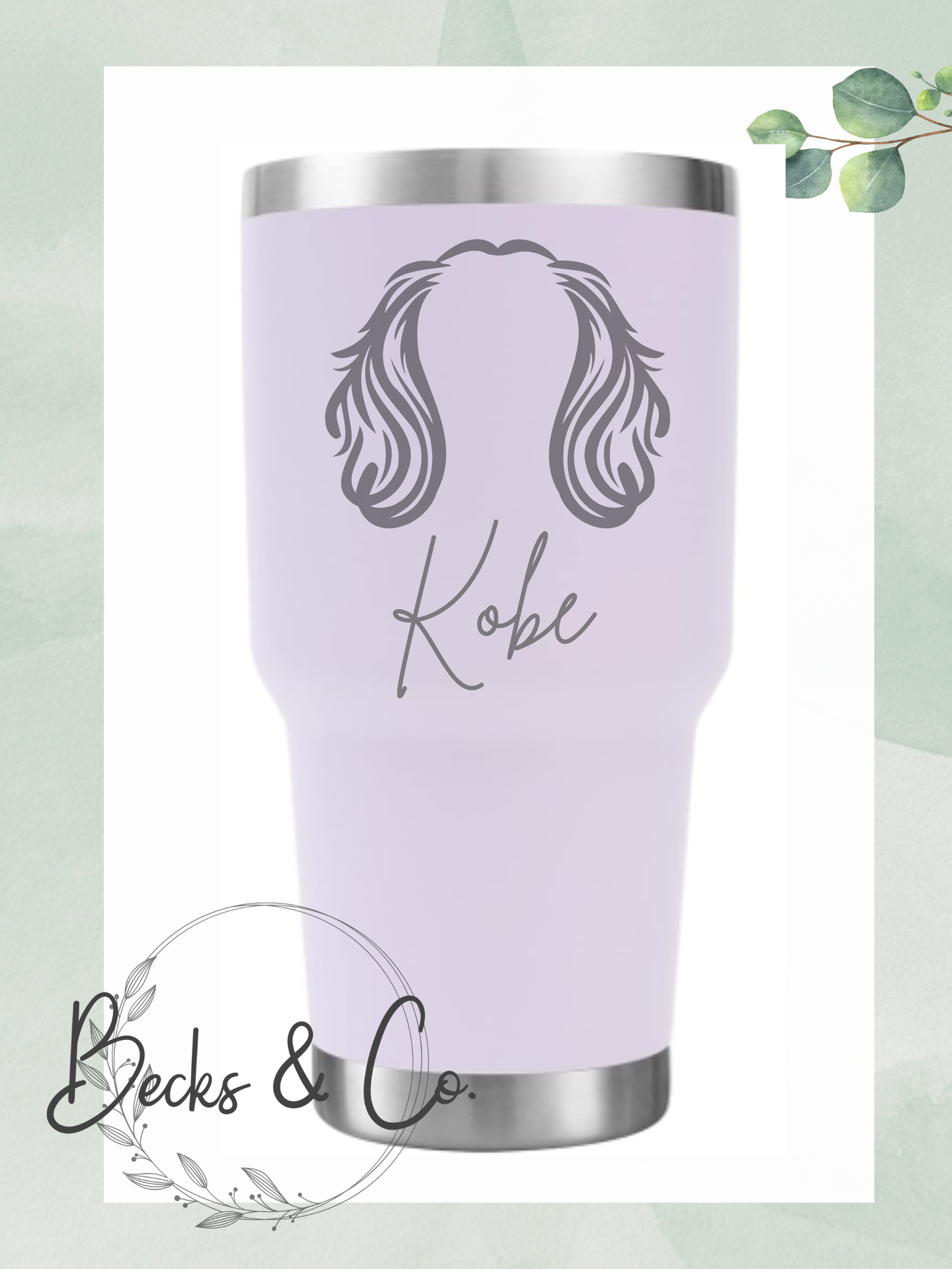 Custom Dog Ear Tumbler