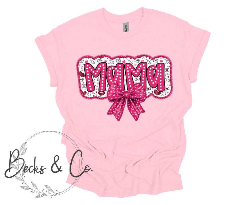 Mama with Hearts and Bows