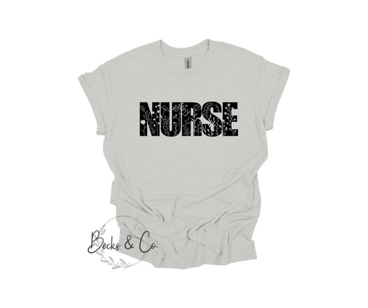 Nurse Wildflower T-shirt