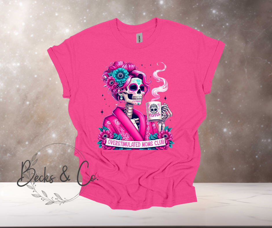 Overstimulated Moms Club T-shirt