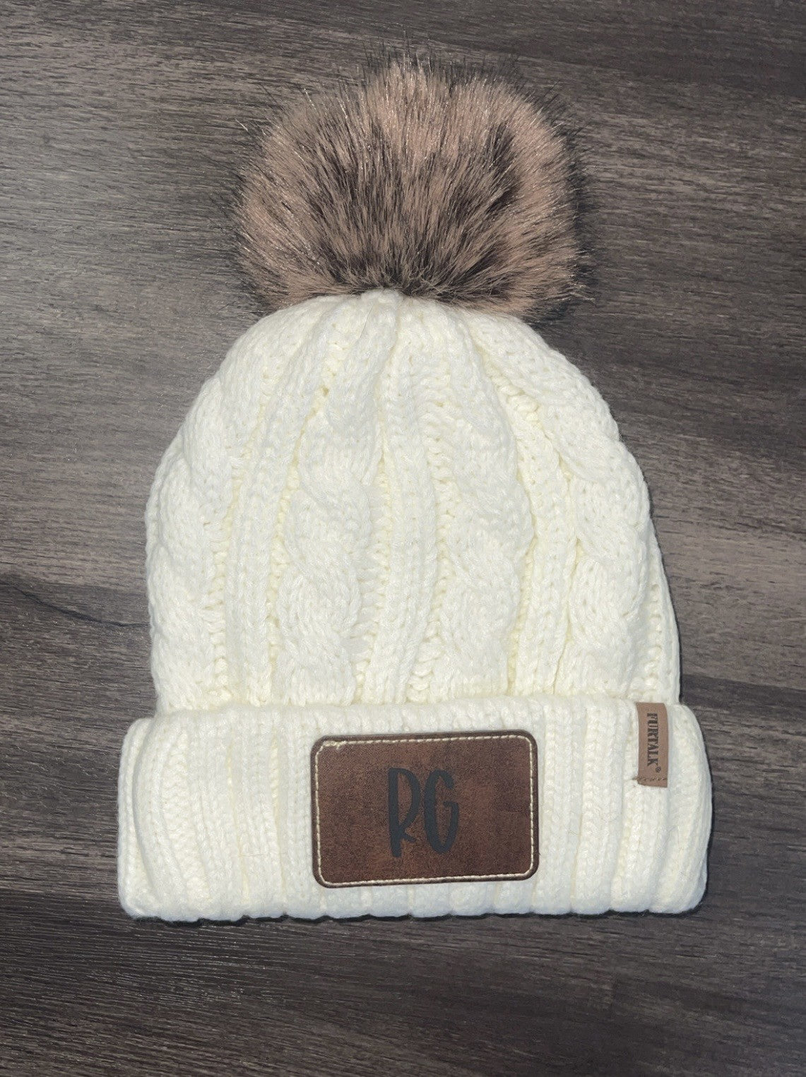 Fleece Lined Beanie with Removeable Pom