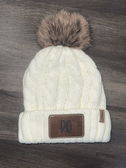 Fleece Lined Beanie with Removeable Pom