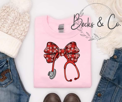 Stethoscope with Snowflakes