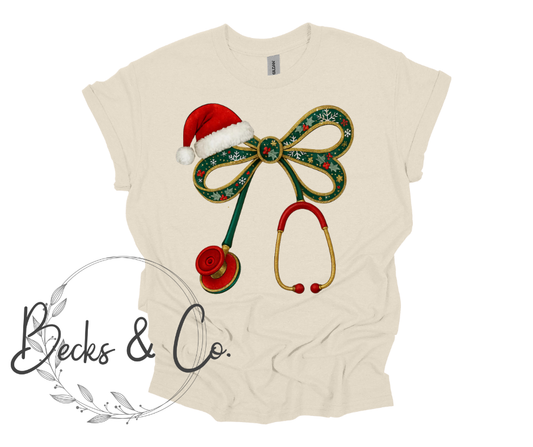 Stethoscope with Santa Hat