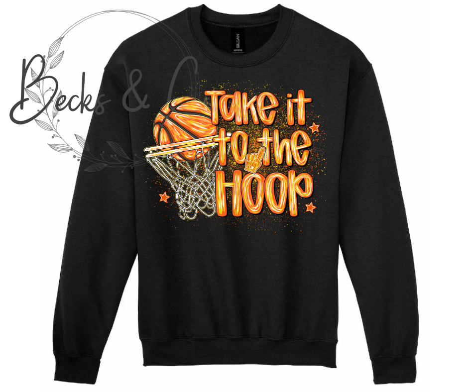 Take It To The Hoop Paint Splatter