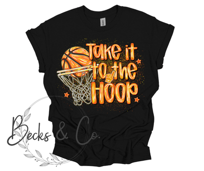 Take It To The Hoop Paint Splatter