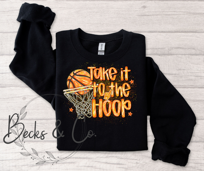 Take It To The Hoop Paint Splatter