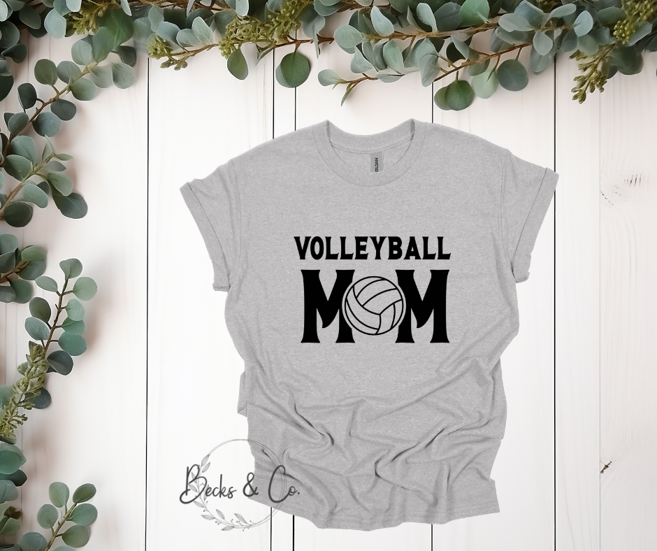 Volleyball Mom with Name on Back
