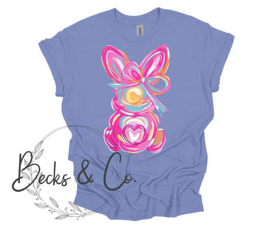 Pastel Colored Bunny