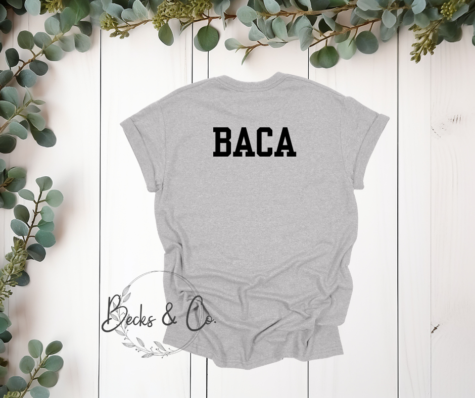 Volleyball Mom with Name on Back