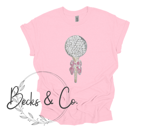 Golf Ball on Tee - Large Sequin Design