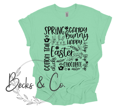 Easter Word Collage