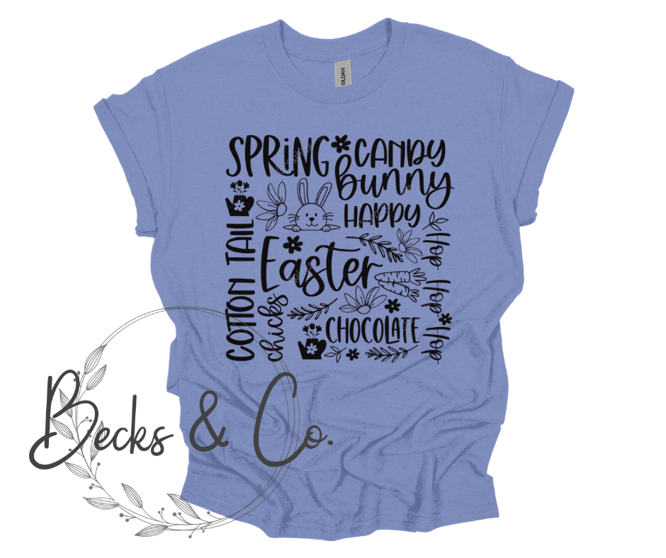 Easter Word Collage
