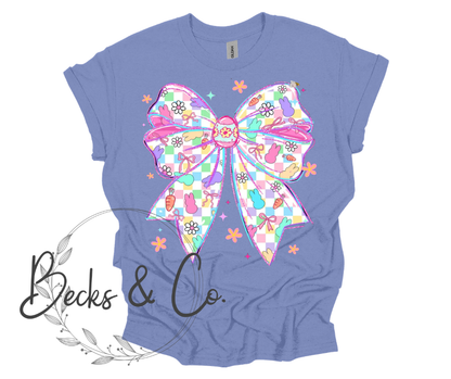 Checker Peeps Bow