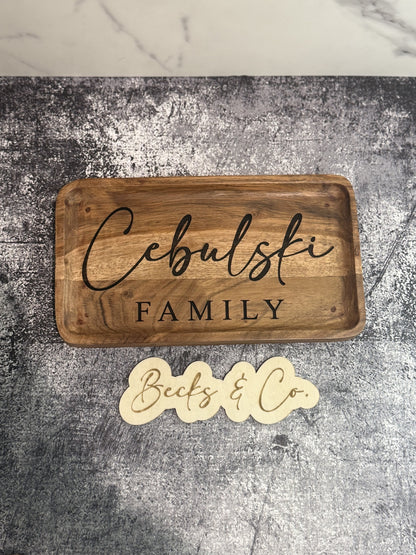 Acacia Wooden Tray